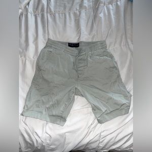 Abercrombie and fitch light light green shorts stretch. S